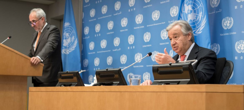 Choose peace over chaos, Guterres urges as he sets out final-year priorities