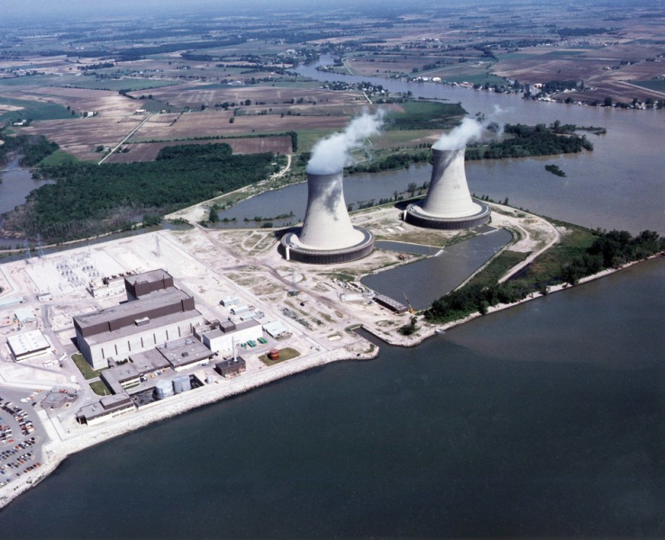 The Enrico Fermi nuclear generating Station near Monroe, Michigan, US.